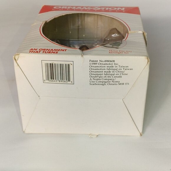 FUN NOMA ORNAMOTION Rotating Ornament The Night Before Christmas Spinning Sleigh - Picture 5 of 12